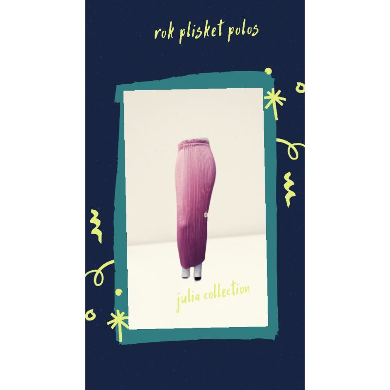 ROK PLISKET POLOS ROK KEBAYA