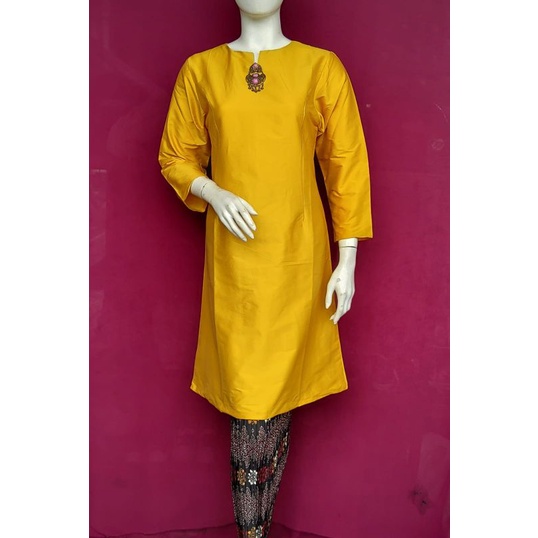 Tunik Tafeta Oblong Polos