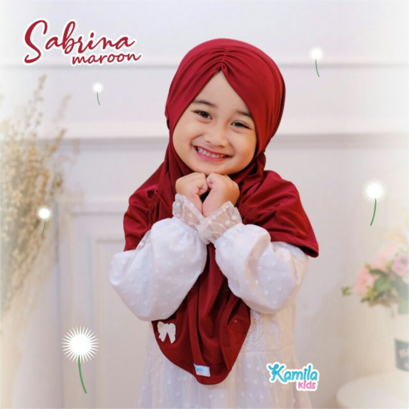 hijab sabrina by kamila kids hijab anak kekinian premium berkualitas