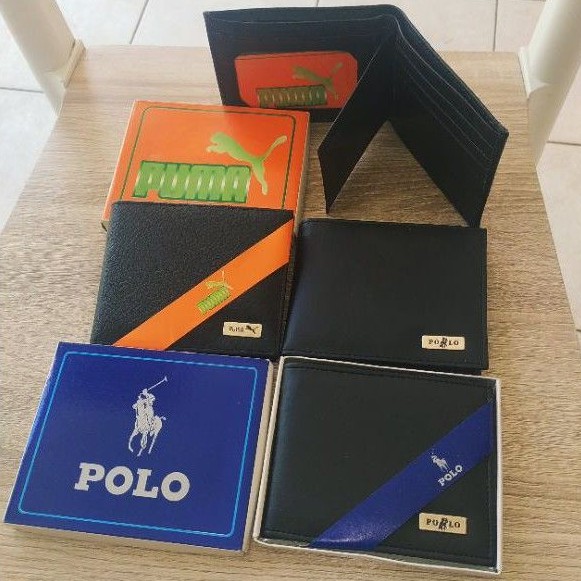 DOMPET PRIA POLO / PUMA SLIM simpel dompet lipat cowok