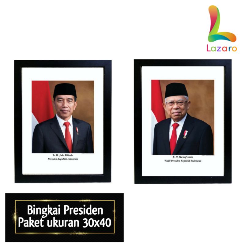 Jual Bingkai Foto Presiden Frame Foto Presiden Bingkai Poster A3 30x40 ...