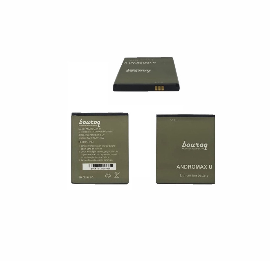 Baterai For Andromax U BL-4NI Batre Bouroq Double Power IC Protection