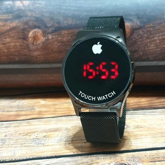 Dijual jam tangan pria layar sentuh iPhone tali magnet Diskon
