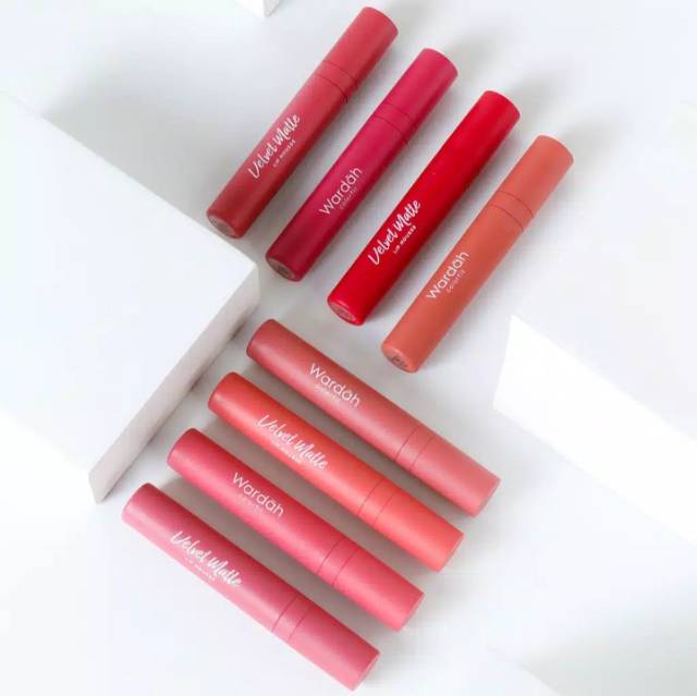 WARDAH LIPSTIK LIPCREAM COLORFIT VELVET MATTE LIP MOUSE 4gr NO 1-14