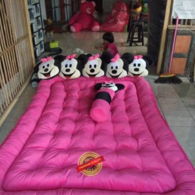 PROMO GRATIS ONGKIR &STOK TERBATAS KASUR LANTAI/GENDER KARAKTER HELLO KITTY IMUTT