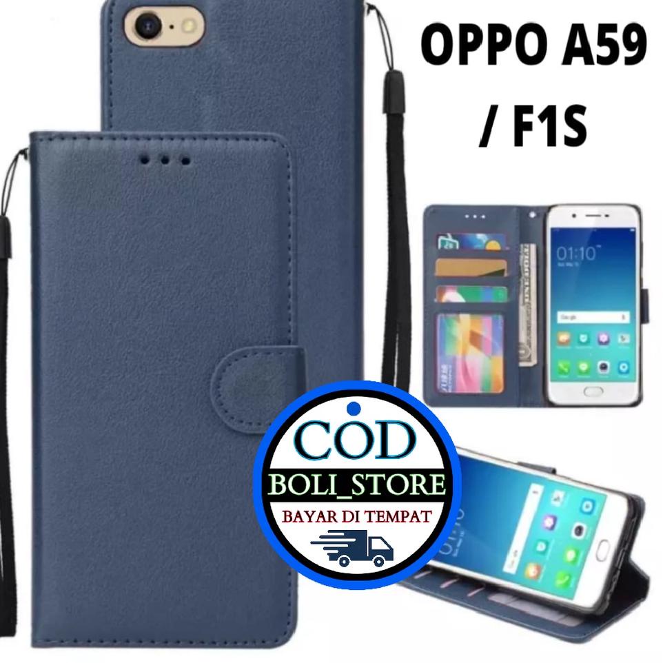 ㅉ CASING / CASE KULIT FOR OPPO F1S  OPPO A59 - CASING DOMPET- COVER -SARUNG HP BEST SELLER 2688 ❅