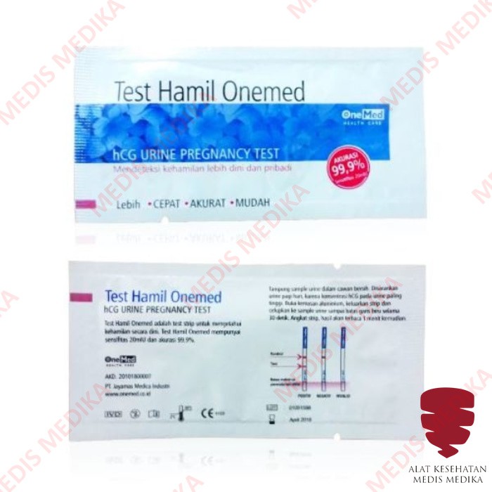 Test Hamil One Med Alat Tes Pack Kehamilan Cek Strip HCG Urine Pregnancy OneMed Tespack Promil Kesuburan