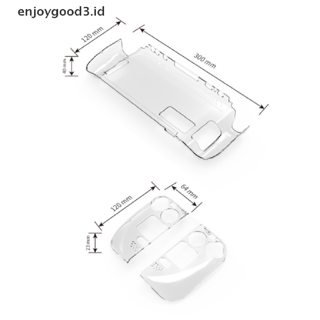 (Rready Stock) Casing Hardcase Transparan Untuk Steam Deck