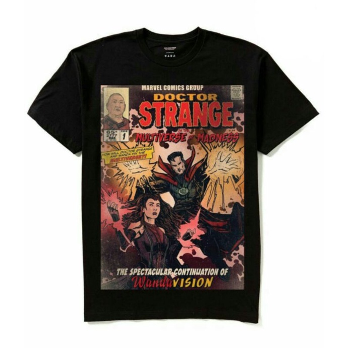 Kaos baju DOCTOR STRANGE X WANDA VISION / tshirt Distro disney marvel avengers / oversize dewasa pri