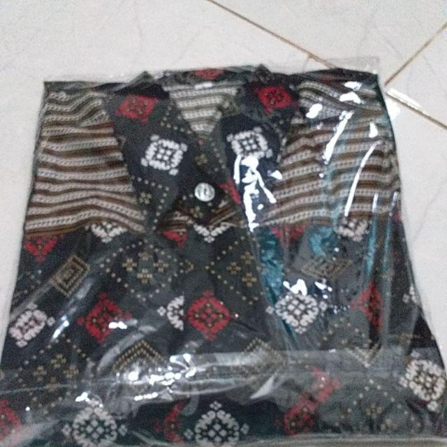 Bswart Batik Hrb026 Kenongo Hem Pendek Padi Pekalongan M L Xl Batik Pria Murah Modern Grosir
