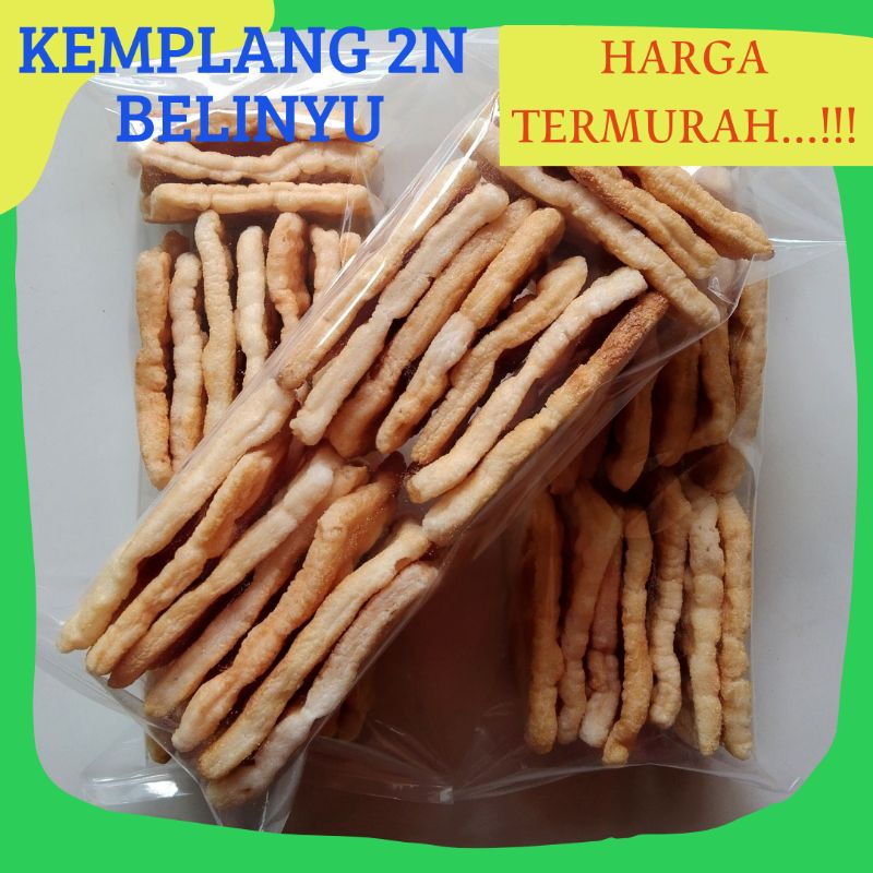 

Kemplang Panggang Segi extra Bantet / kerupuk bangka / snack bangka / oleh oleh