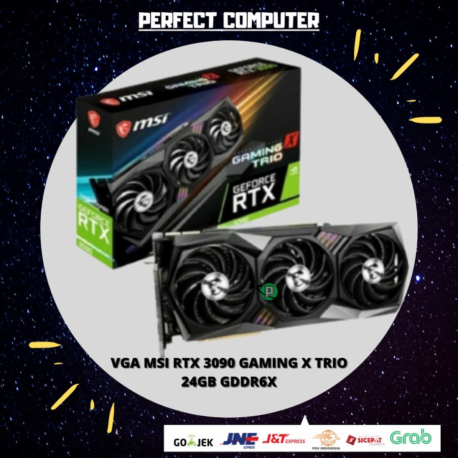 VGA MSI RTX 3090 GAMING X TRIO 24GB GDDR6X NON LHR