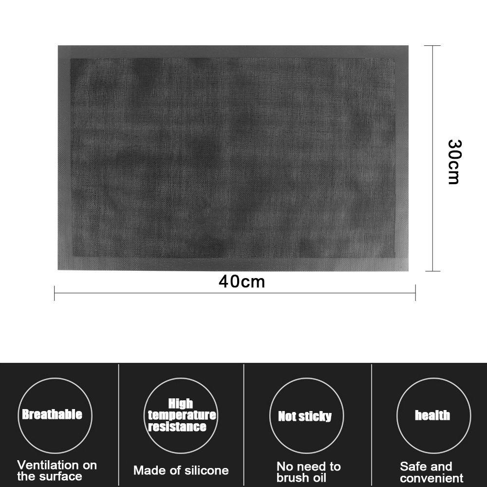 [Elegan] Baking Mat Aksesoris Biskuit Bakeware Dapur Silikon Alat Masak Anti Lengket