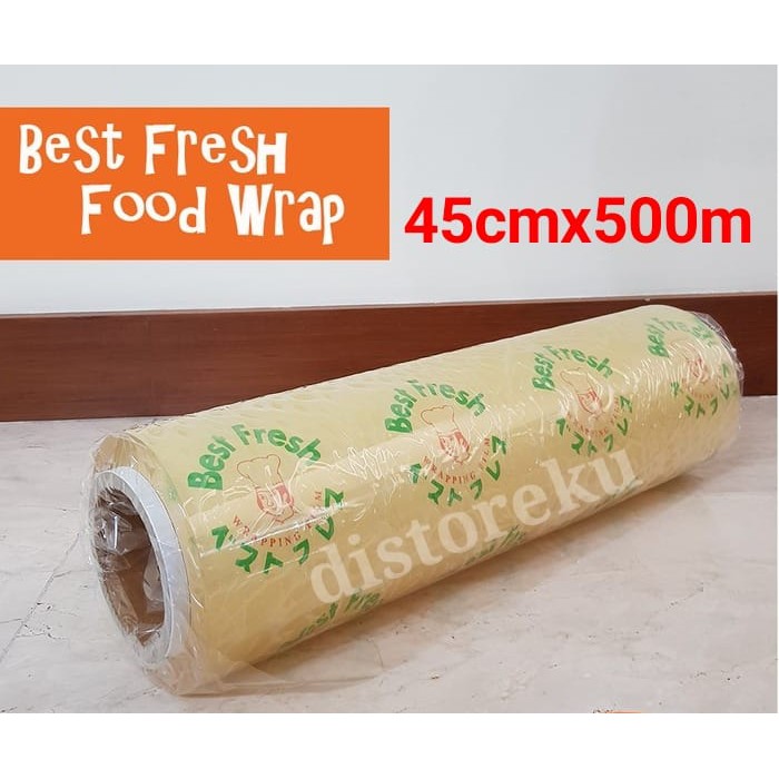 KILOAN BEST FRESH 45CM x 500M PLASTIK WRAPPING CLING FOOD WRAP STRETCH FILM