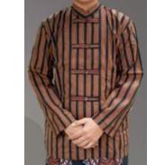 kebaya wanita Cuci Gudang  Baju Surjan Lurik Hitam Putih Batik Pria Baju Adat Jawa Baju Lurik Jawa L