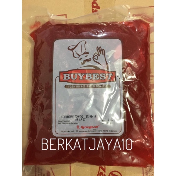 

Mariza Selai Strawberry Topping Bestbuy Stroberi Minuman Roti 1kg