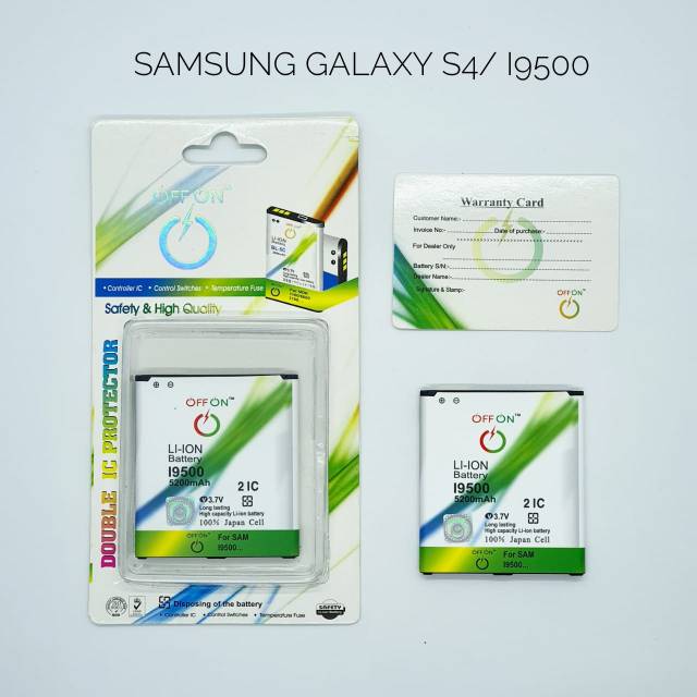 Baterai Batre OFFON Double Power Samsung Galaxy S4 i9500 Batere Battery Samsung i9500