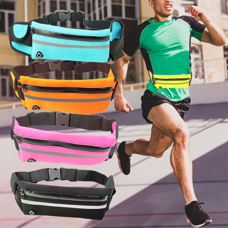 ONLYONE12 Tas Pinggang Olahraga / Running Belt Waterproof / Tas Pinggang Unisex / Tas Olahraga / Tas Running /Tas Tempat Hp