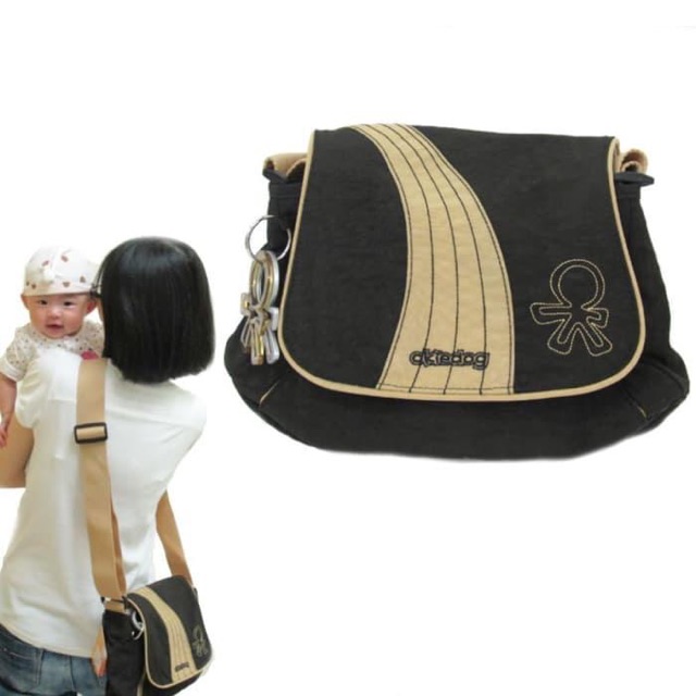 Okiedog Genie Urban Black Tas Bayi