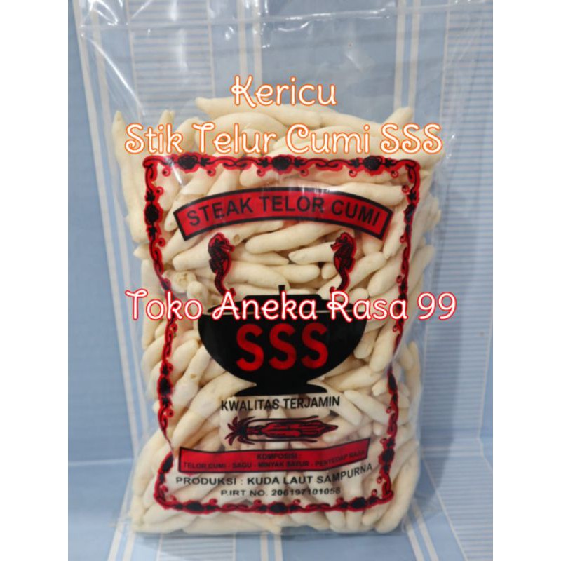 

Kericu Stik Telur Cumi Cap SSS Makanan Khas Bangka 250 gram