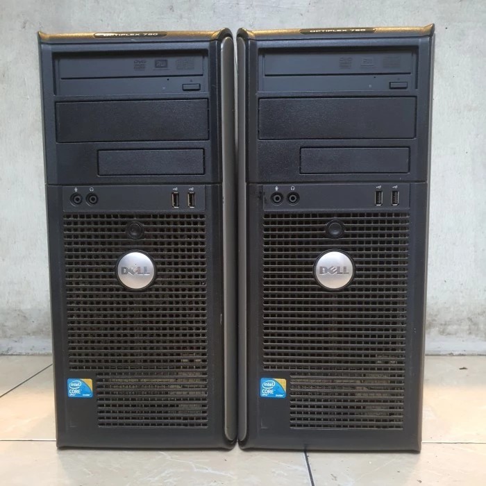 dell optiplex 780 tower/core 2 duo 3.0ghz/ram 2gb/hdd 160gb/dvd rw