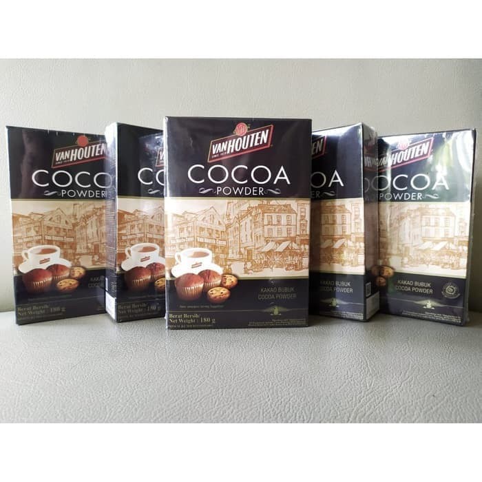 

VAN HOUTEN Cokelat Bubuk 180 gr - Cocoa Powder