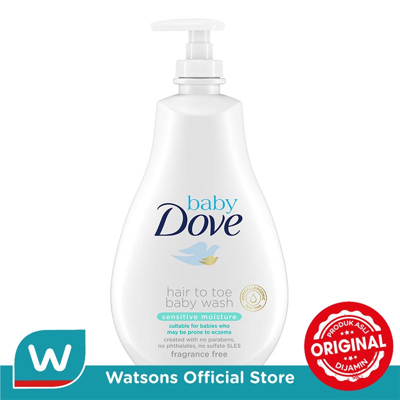 Promo Harga Dove Baby Hair to Toe Wash Sensitive Moisture 591 ml - Shopee
