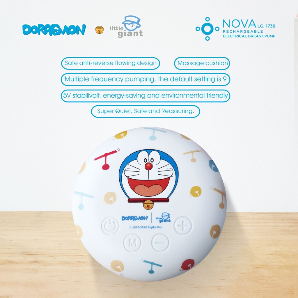 LITTLE GIANT Doraemon Nova Rechargeable Electrical Breast Pump