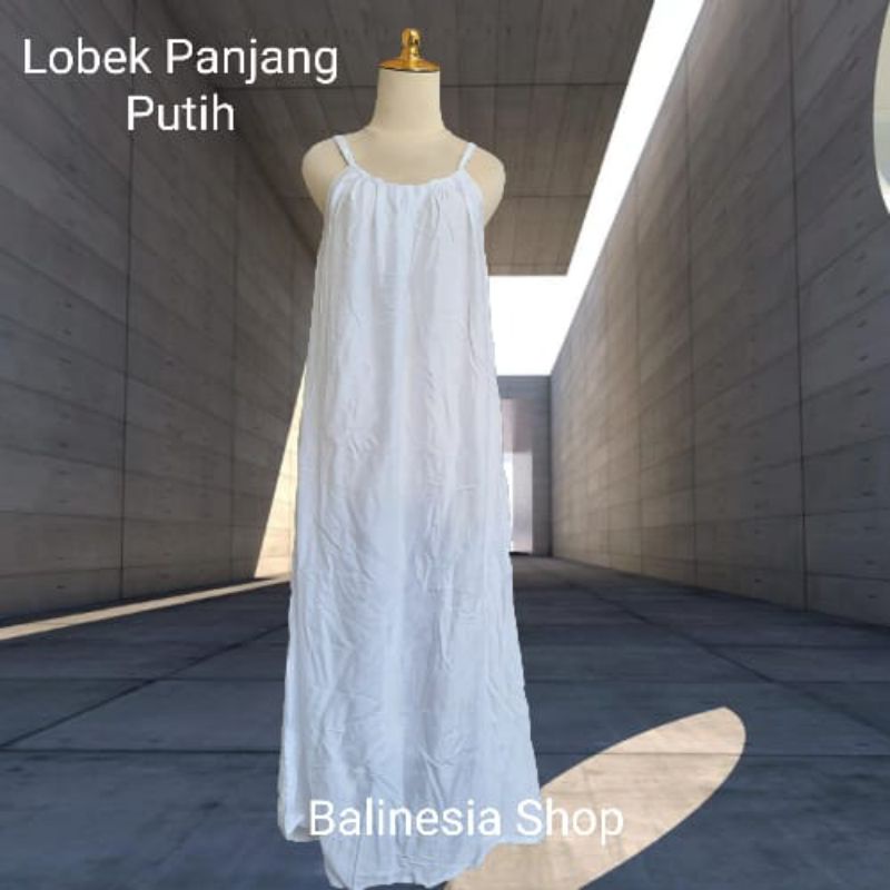 DRESS LOBEK PANJANG WANITA KATUN