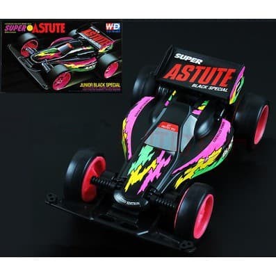 BISA COD Tamiya Dd Super Astute Black Special Mini4Wd Zero Chassis Vcast01 DISKON