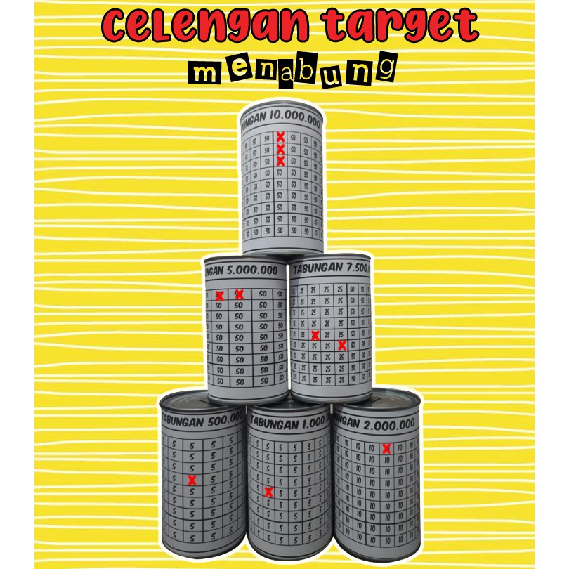 Celengan Challenge CELENGAN TARGET Tabungan Challenge Tantangan Menabung Target Menabung Viral