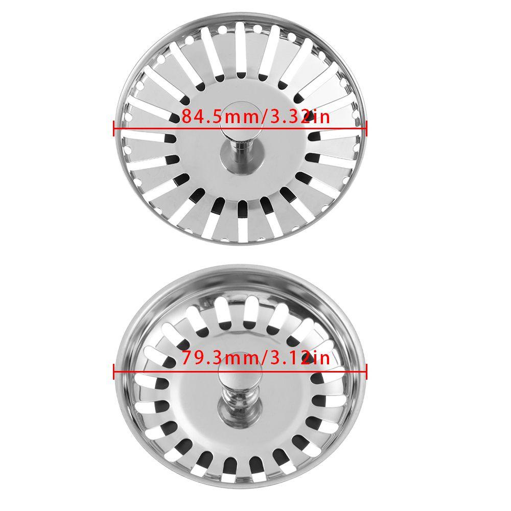 Solighter Saringan Wastafel Alat Dapur Tahan Lama 79mm Basket Drainer