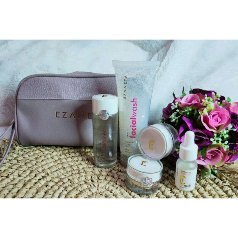 Ezaneta Ultimate / Skincare Pemutih Wajah Bpom / Paket Perawatan Kecantikan Wajah Original