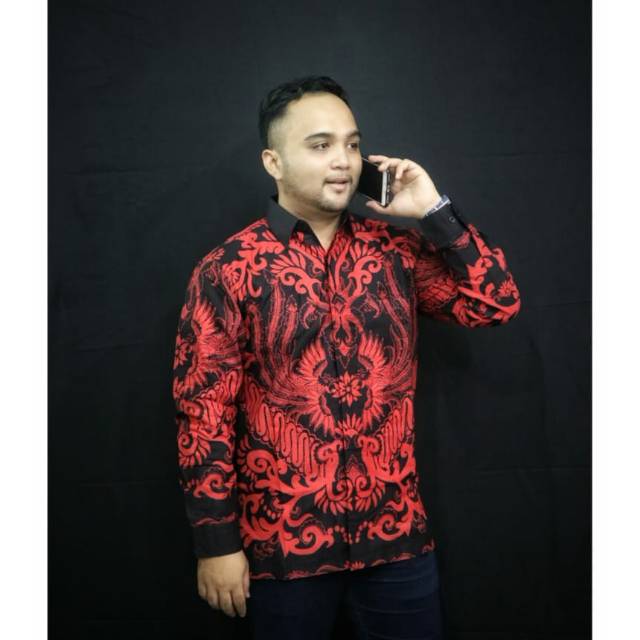 Batik kemeja panajng cowo