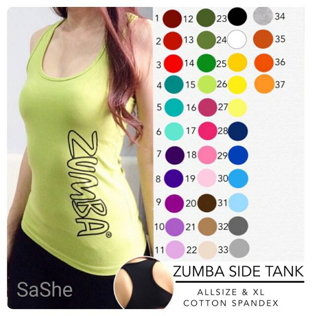Zumba Side Tank/Kaos Atasan Baju Olahraga Zumba Senam Aerobic Yoga Fitnes Wanita Murah Laris Seksi
