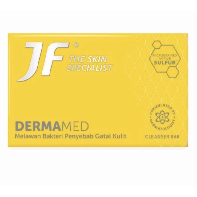 JF sulfur dermamed 90 gram ( melawan bakteri penyebab kulit gatal )