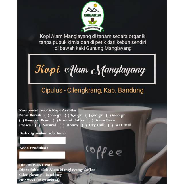

Kopi Alam Manglayang
