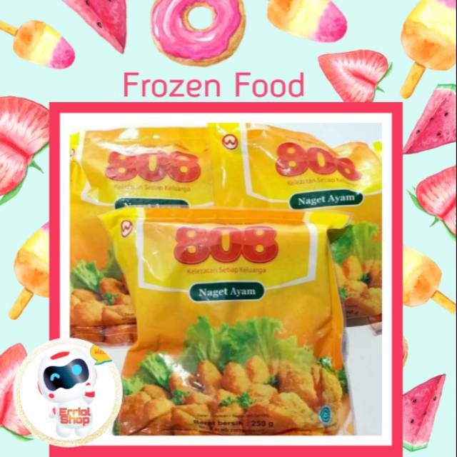 

808 NAGET AYAM 250gr CHICKEN NUGGET