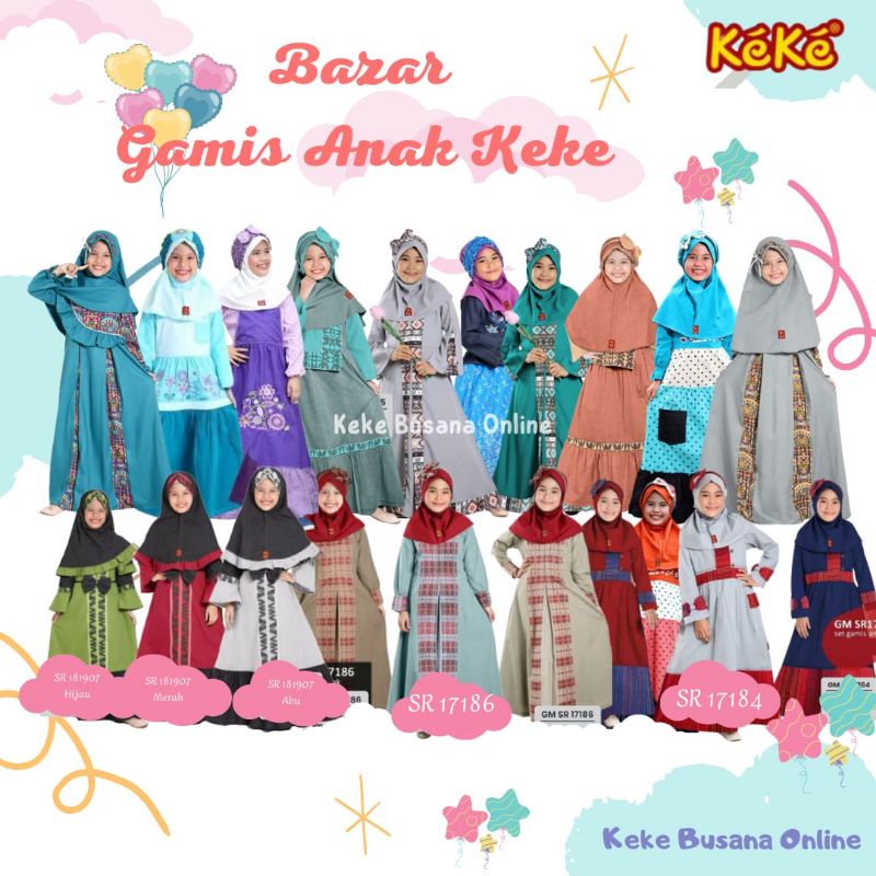 Promo Diskon Gamis Anak Keke ~ Flash Sale Gamis Anak Keke ~