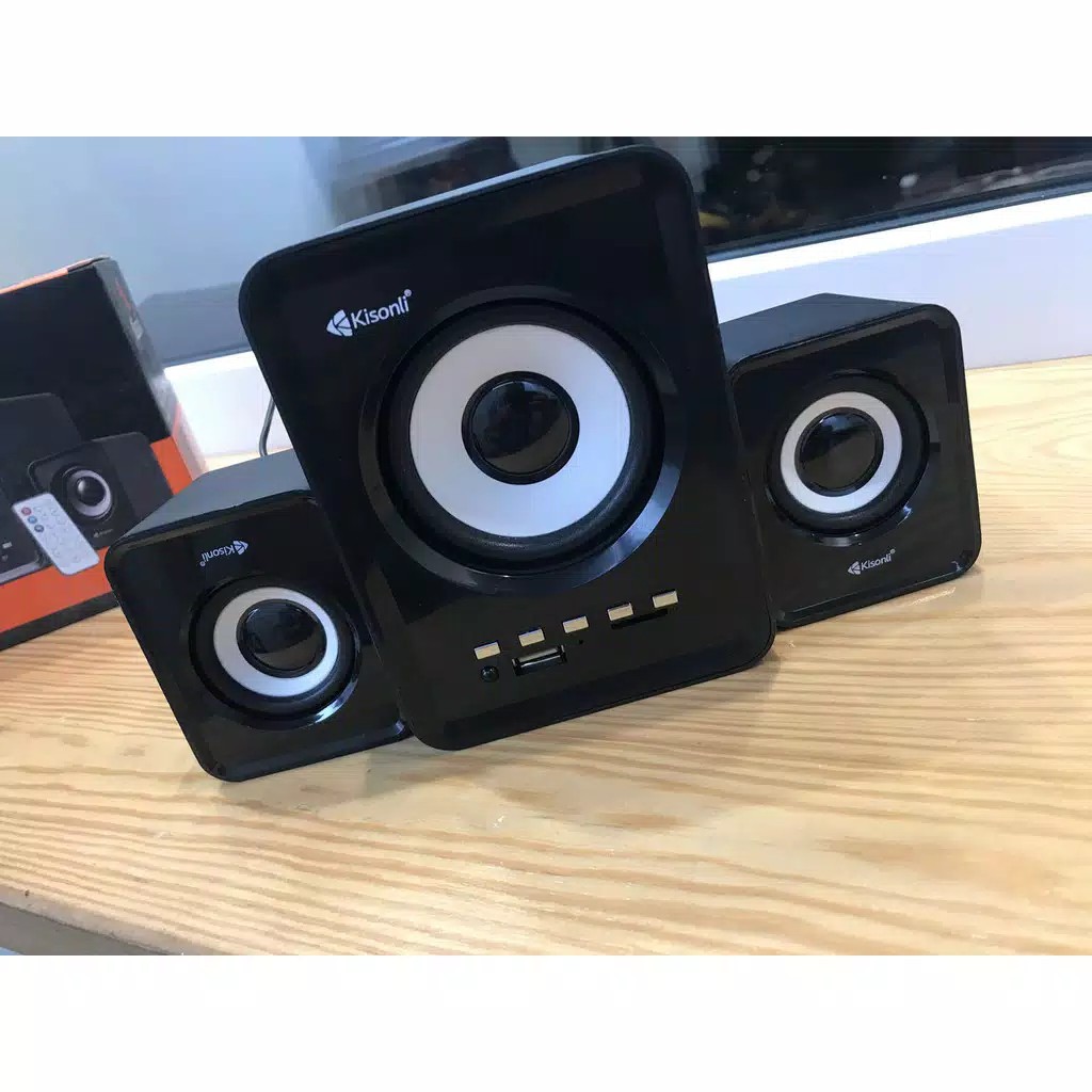SPEAKER 2.1 BLUETOOTH KISONLI U-2800BT WITH FM,TF-CARD,USB