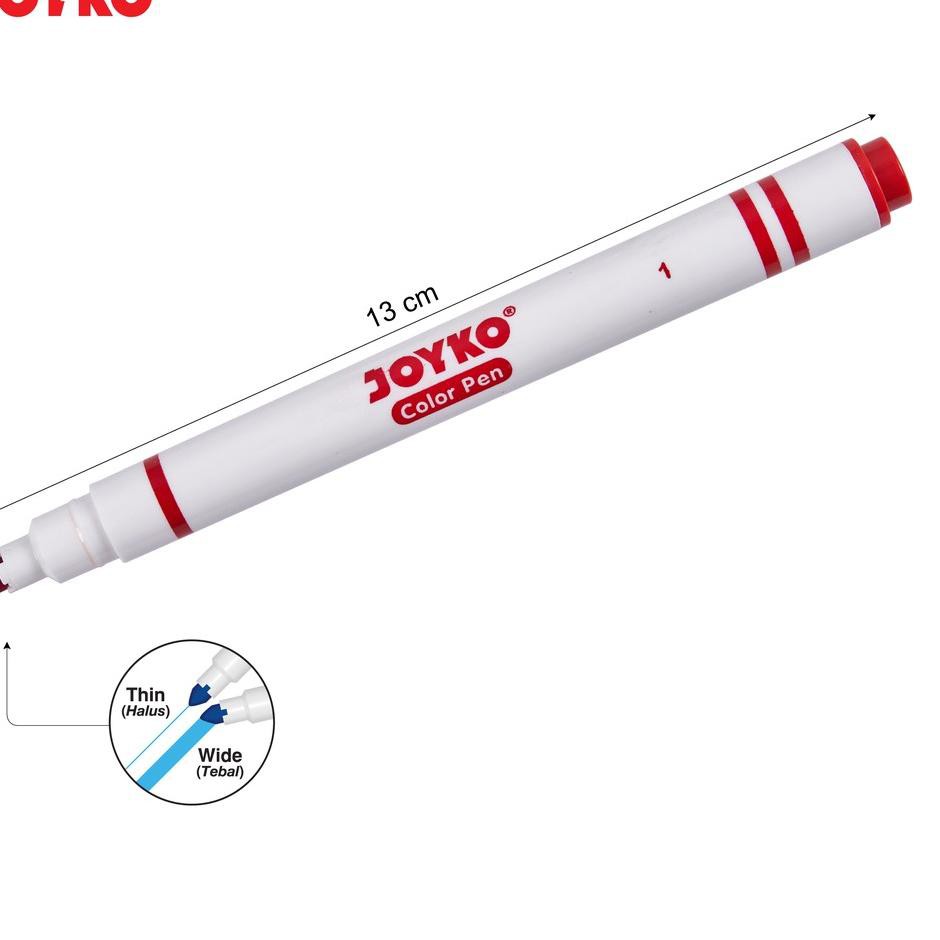 

LANGSUNG ATC.. Color Pen Pulpen Pena Warna Joyko CLP-05 24 Warna Colors