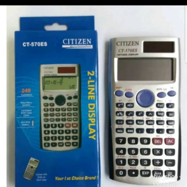 

Kalkulator scientific citizen 570 es