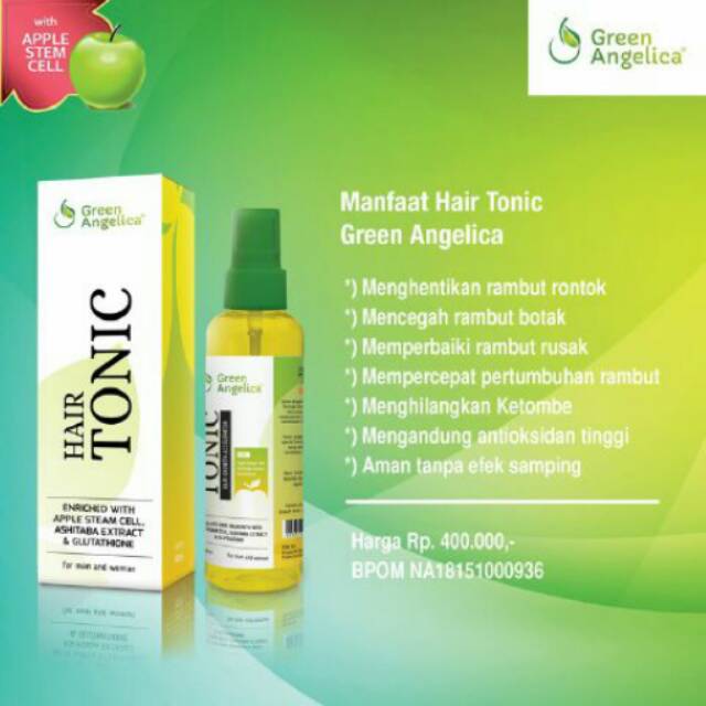 GREEN ANGELICA HAIR TONIC ORIGINAL