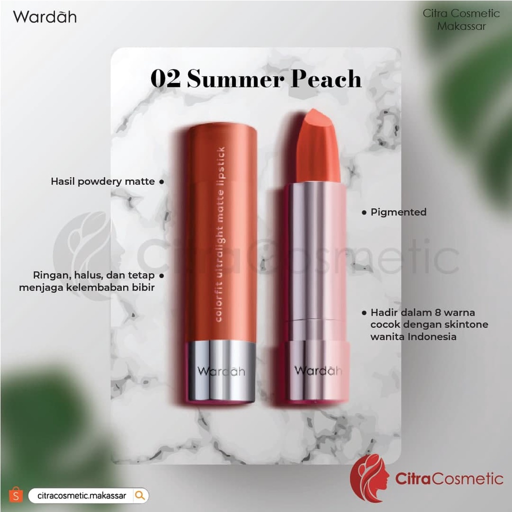 Wardah Colorfit Ultralight Matte Lipstick