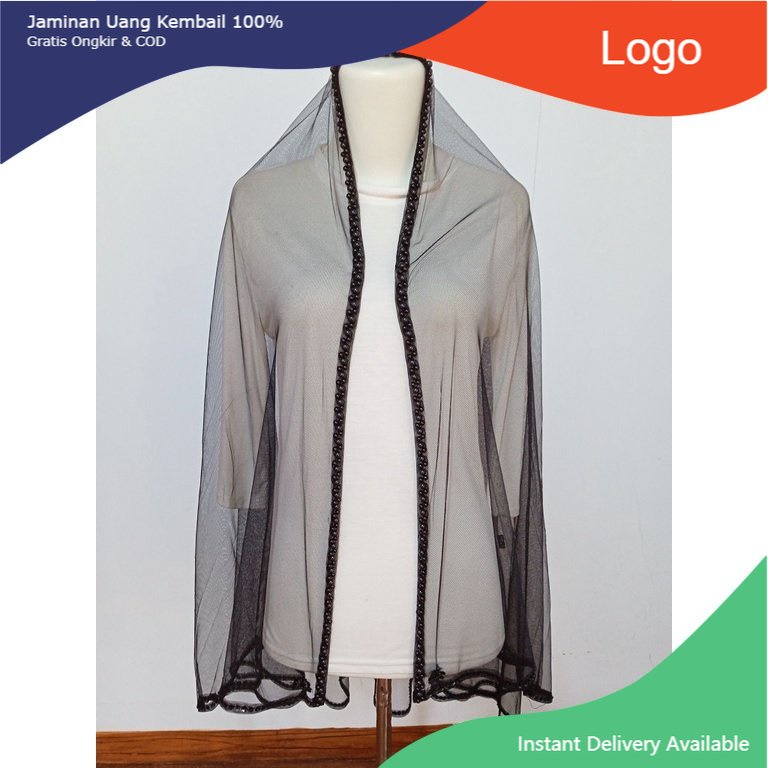 Slayer pengantin IBU BESAN HITAM / hijab pengantin / veil pengantin / veil pengantin hijab / selenda