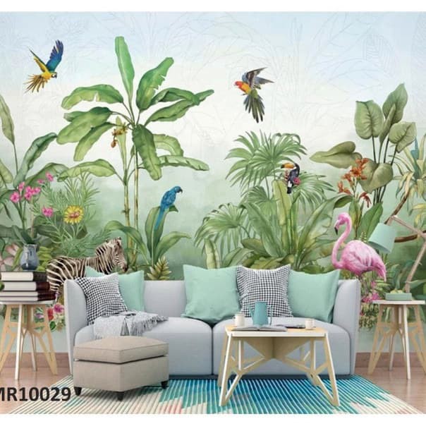 PHOTOWALL MURAL DINDING WALLPAPER MURAL TROPICAL ANEKA HEWAN