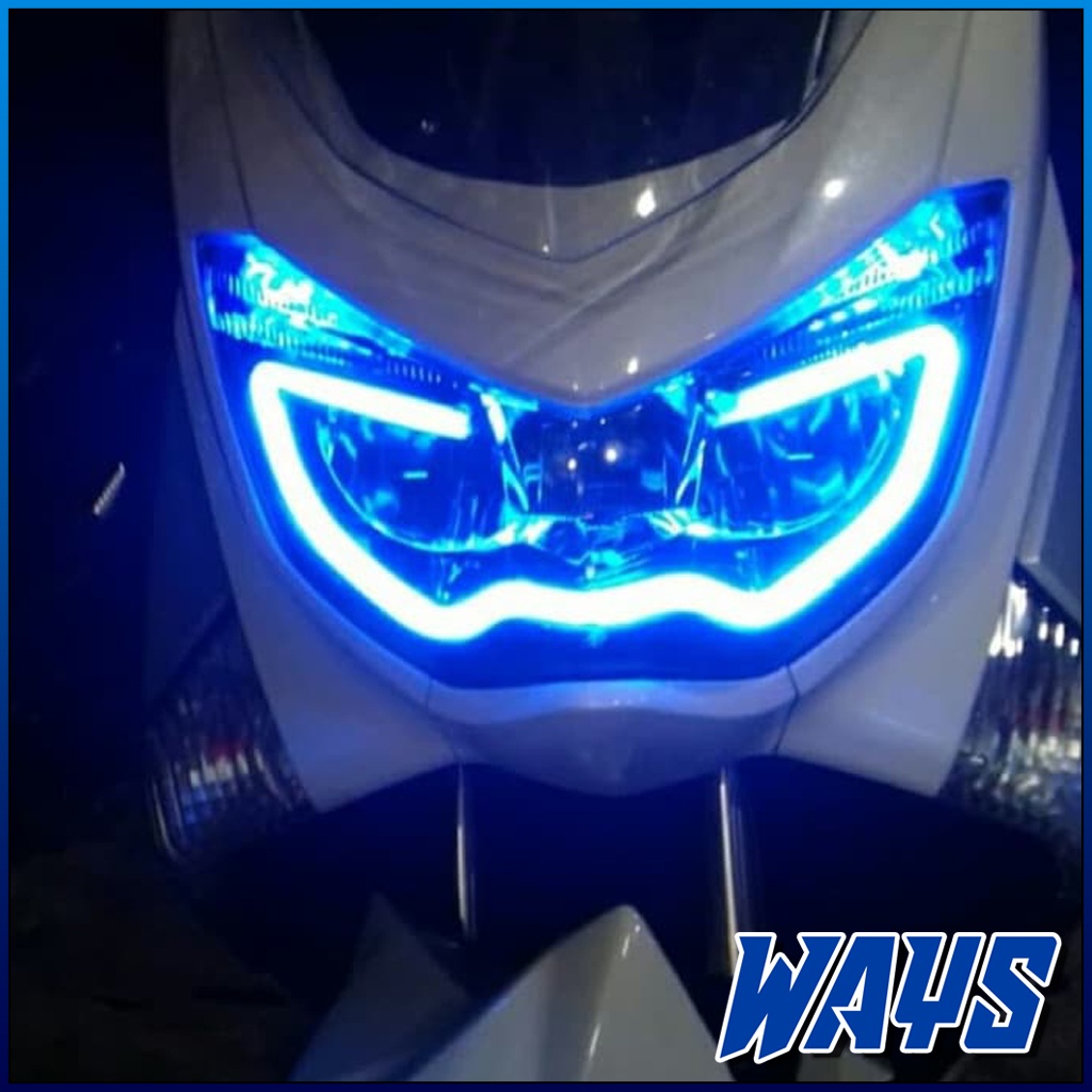 L164 | Lampu DRL Alis 60cm LED Mobil Motor Universal- Untuk Semua Jenis Motor