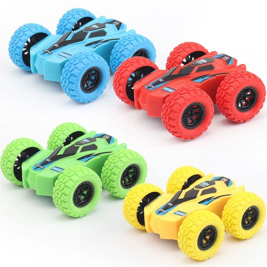 NEEDWAY Double-side Vehicle Boys Fun off-Road Vehicle Toy Model Tahan Jatuh Crashworthiness Tahan Jatuh Stunt Car Toy