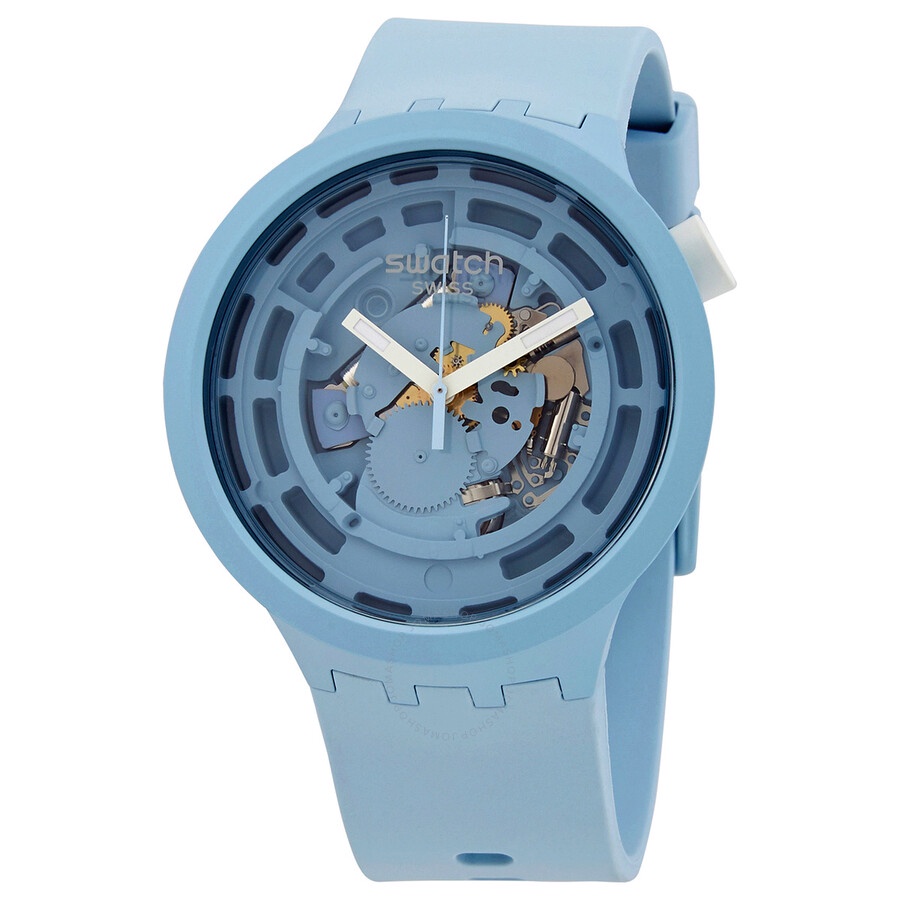 JAM TANGAN PRIA/WANITA SWATCH SB03N100 C-BLUE  ORIGINAL