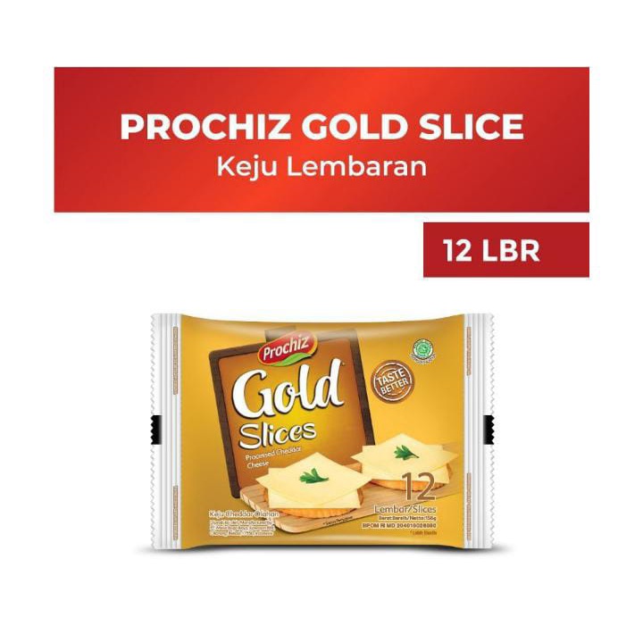 

PROCHIZ Gold Slice Kejuu Cheddar 12 s